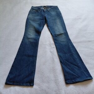 Levis 524 Womens Too Superlow Bootcut Flare Jeans 25x32 Denim Y2K Retro Vintage
